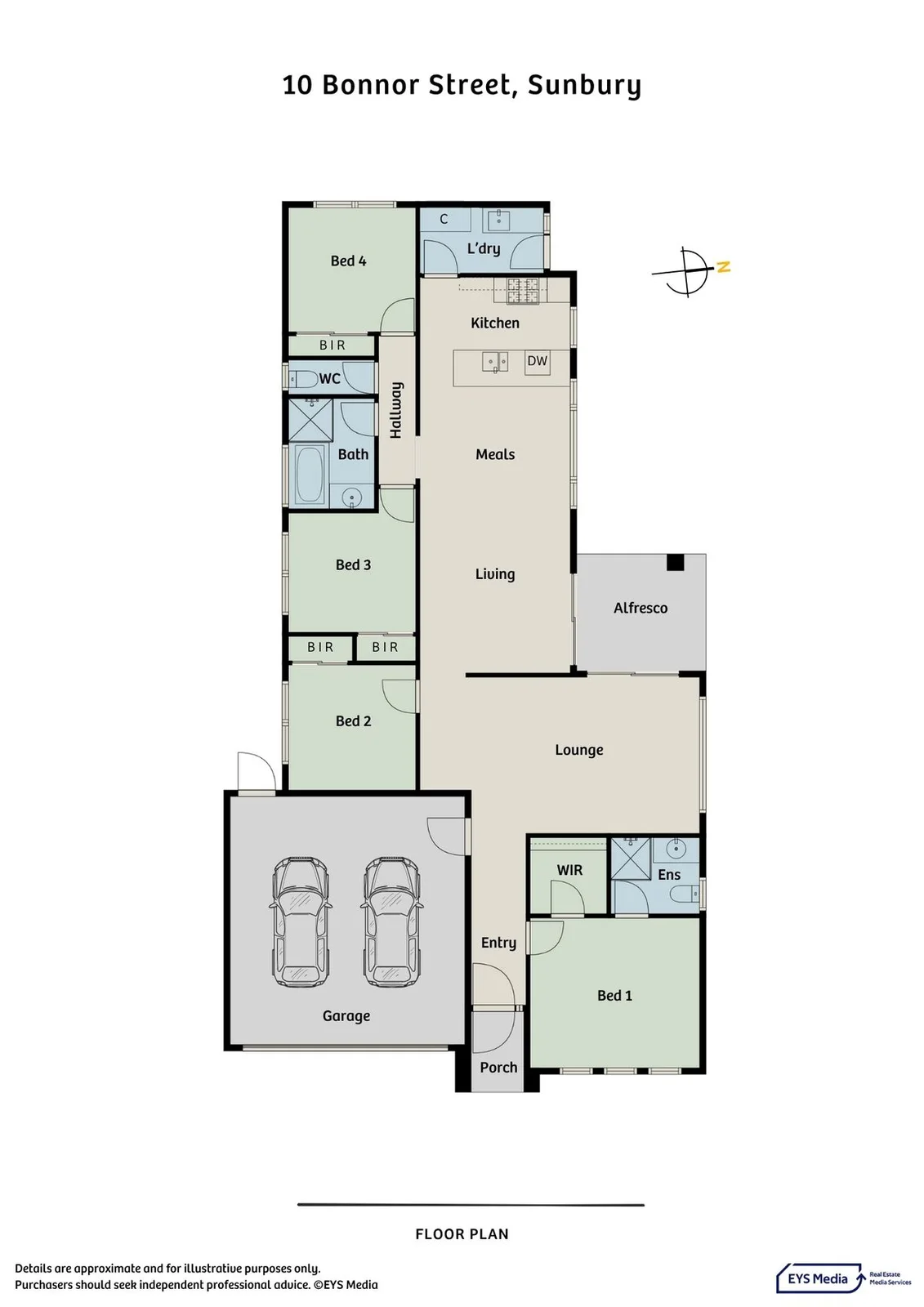 Floor plan for 10 Bonnor Street